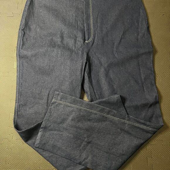 Size 40 Vintage Pizzazz Flare Bottom Jeans - Picture 1 of 7